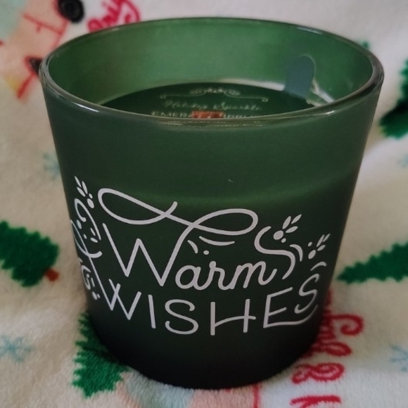 Other - Green 'Warm Wishes' Candle